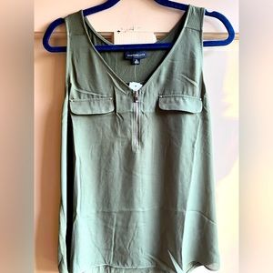 NWT Fortune and Ivy sleeveless sheer top